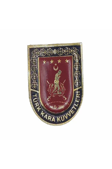 Kara Kuvvetleri Arması 3d, 2025 Yeni Model Tip Cırtlı, Standart Ölçü, 1.sınıf Plastik Kalite ürün görseli