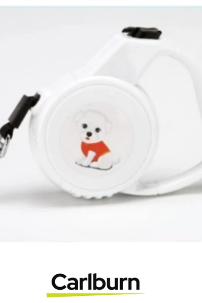 Dayanıklı Sağlam Mekanizmalı Tek Tuş Kontrollü Sevimli Otomatik Köpek Gezdirme Tasması 2.5 Metre - 3