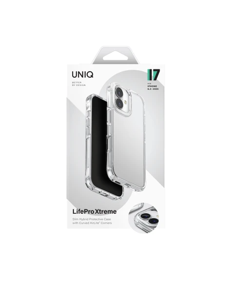 İphone 17 Kılıf LifePro Xtreme AirLite™ Köşe Koruma Teknolojisi Şeffaf Kapak - 7