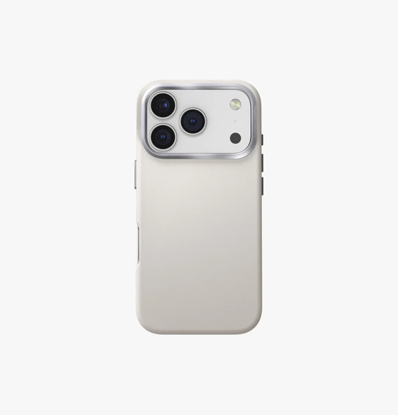 İphone 17 Pro Kılıf Lyden Vegan Deri Kaplama İnovatif Görünüm Magsafe Premium Kapak - 2