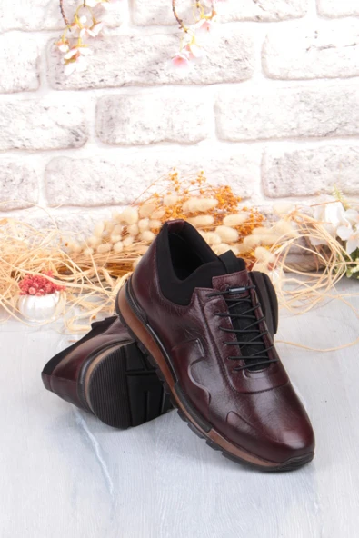 Pepita 5333 Rahat Lastikli Kauçuk Taban Hakiki Deri Erkek Ayakkabı - Resim 11