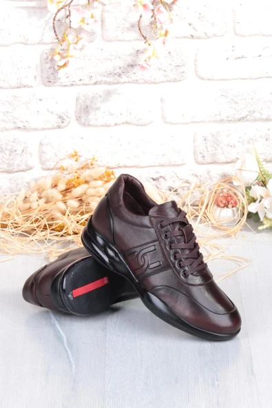 Pepita M337 Rahat Kauçuk Air Taban Taban Hakiki Deri Erkek Ayakkabı - Resim 11