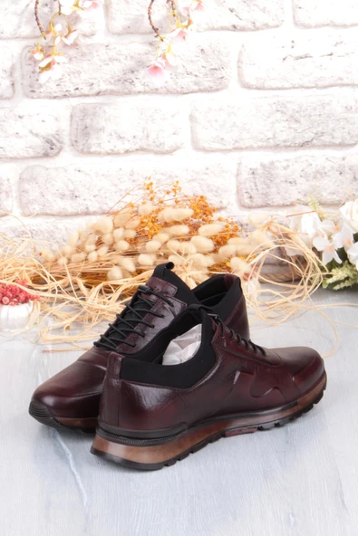 Pepita 5333 Rahat Lastikli Kauçuk Taban Hakiki Deri Erkek Ayakkabı - Resim 10