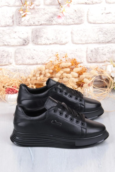 Pepita 6677 Rahat Kalın Air Taban Taban Hakiki Deri Erkek Ayakkabı - Resim 2