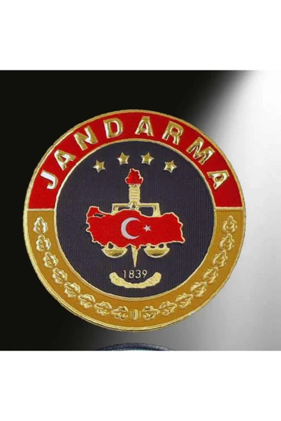 Jandarma Asayiş Kol Arması 3d, 2025 Yeni Model Tip Cırtlı, Standart Ölçü, 1.sınıf Plastik Kalite ürün görseli