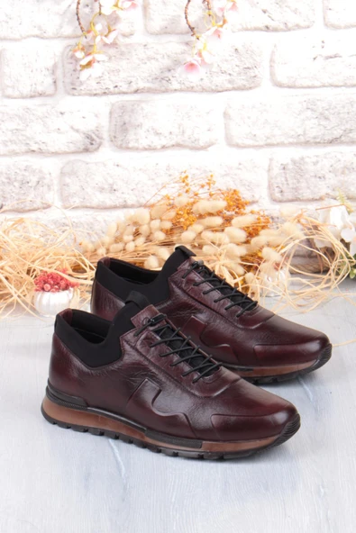 Pepita 5333 Rahat Lastikli Kauçuk Taban Hakiki Deri Erkek Ayakkabı - Resim 7