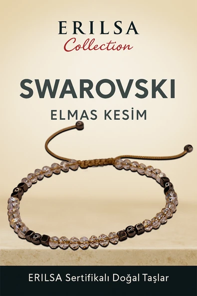 Sertifikalı Fasetli Terahertz Swarovski Taşı Bileklik İnce Model – Zarif ve Işıltılı Tasarım ürün görseli