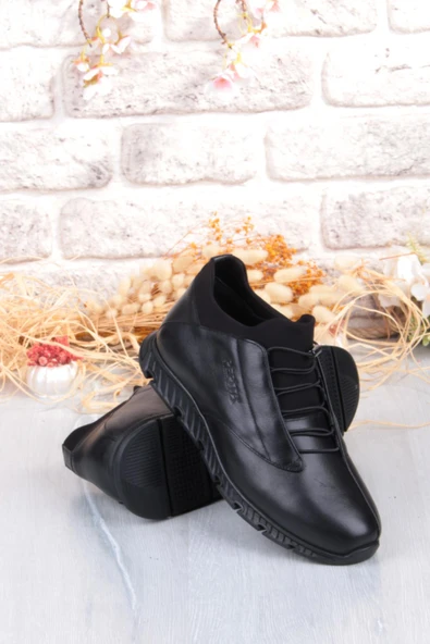 Pepita 4781 Rahat Lastikli Kauçuk Taban Hakiki Deri Erkek Ayakkabı - Resim 5