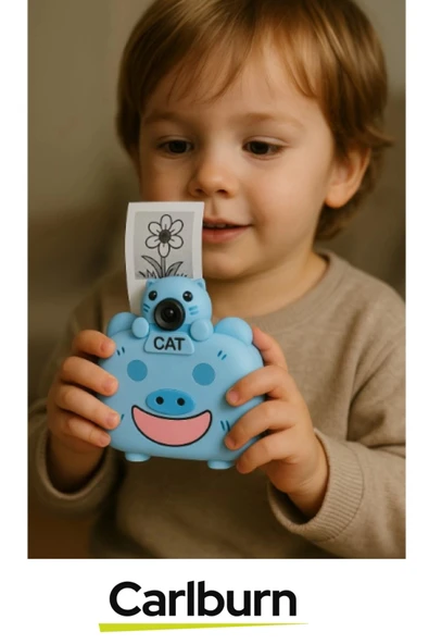 Yeni Nesil Çocuk Dijital Mini Fotoğraf Video Makine Erkek Kız Çocuklar 1080p HD Ekran Kamera Selfie - 3