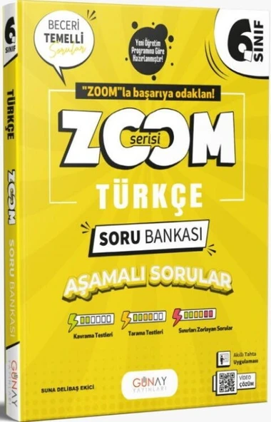 6. Sınıf Türkçe Yeni Zoom Soru Bankası Günay Yayınları