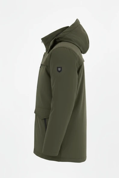 Erkek Yeşil Erkek Kışlık Şişme Kaban – Sıcak Tutan, Hafif ve Şık Tasarım Mont&Kaban - 3