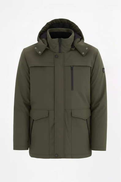 Erkek Yeşil Erkek Kışlık Şişme Kaban – Sıcak Tutan, Hafif ve Şık Tasarım Mont&Kaban