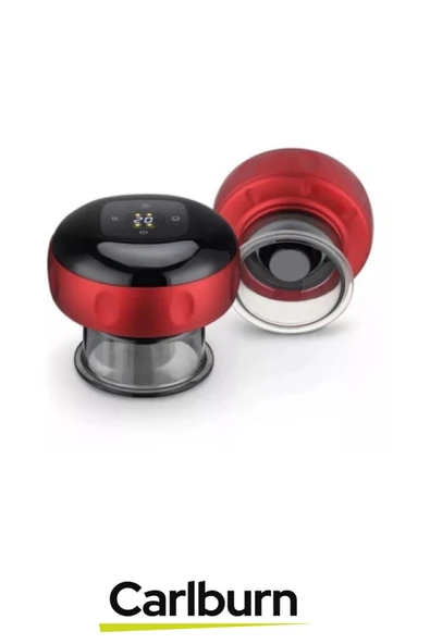 Premium 6 Isı Modlu Lcd Led Ekran Kırmızı Işık Terapi Bölgesel Elektronik Vakum Hacamat Aleti - 5