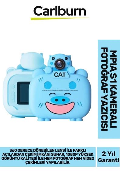 Yeni Nesil Çocuk Dijital Mini Fotoğraf Video Makine Erkek Kız Çocuklar 1080p HD Ekran Kamera Selfie