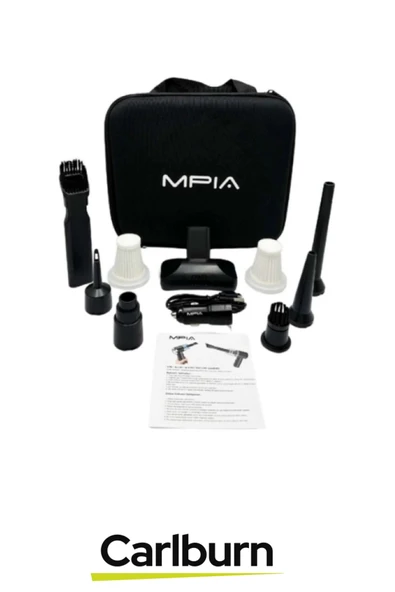 Premium 18000 PA Çekim Emiş Gücü 180W Led Göstergeli 0.5L Hacimli Şarjlı 10200 mAh Araç Süpürgesi - 4