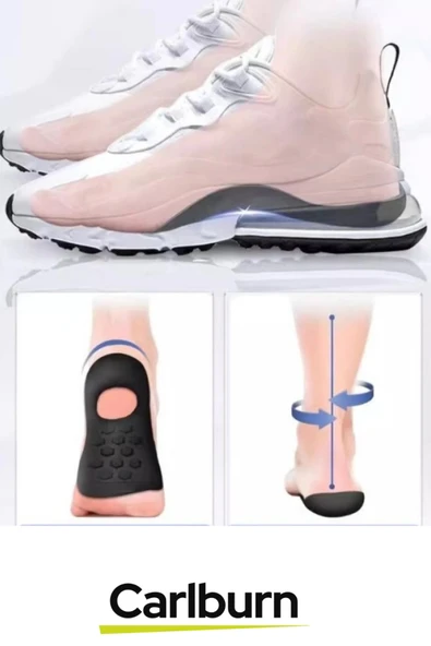 Özel Üretim Yumuşak Silikon Yürüyüş Konfor Artırıcı Esnek Düz Taban Düzeltici Topuk Yastığı - 2