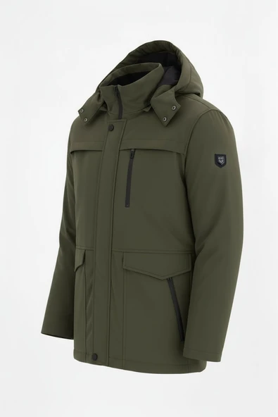 Erkek Yeşil Erkek Kışlık Şişme Kaban – Sıcak Tutan, Hafif ve Şık Tasarım Mont&Kaban - 2