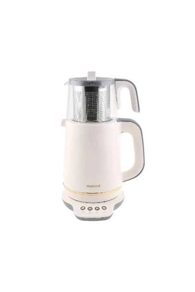 Homend Royaltea 1760h Konuşan Çay Makinesi Krem Gold - 6