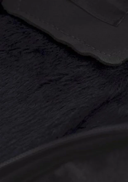 Erkek Siyah Outdoor Su Geçirmez Kapüşonlu Kışlık Kaban – Rüzgar ve Yağmura Dayanıklı - 4