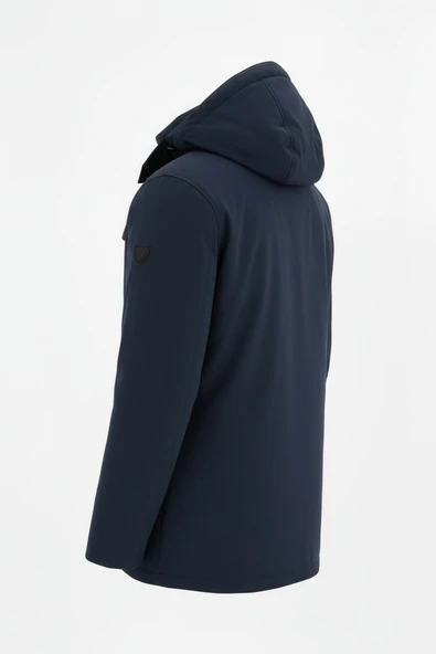 Erkek Lacivert Erkek Kışlık Şişme Kaban – Sıcak Tutan, Hafif ve Şık Tasarım Mont&Kaban - 3