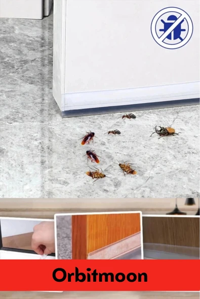 Ses Böcek Toz Önleyici Rüzgar Kesici Kapı Pencere Isı Izolasyon Yalıtım Şeffaf Şerit Bant 5mt 3 Adet - 6