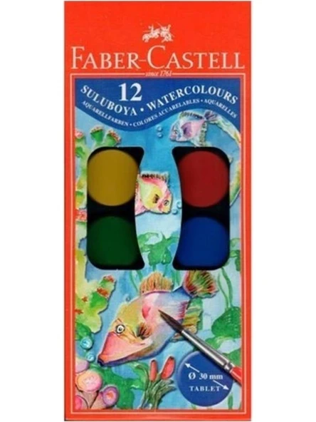 Suluboya 12 Renk Küçük Boy