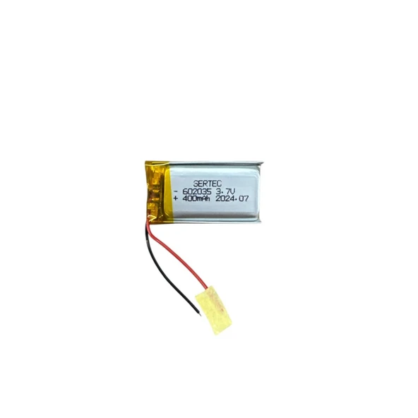 602035 3.7v 400mah Li-polymer Pil (devreli/1.5a) Tg-53-vice/(1395) 4086