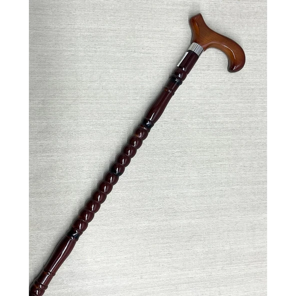 Rahat Tutuşlu Zarif Ahşap Baston Alk4519 - 2