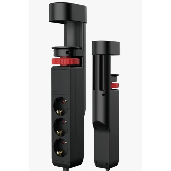 Masa Tipi Pd20w Akım Korumalı 3’lü Priz 2xusb 1xtype-c Girişli Kablolu Priz Ftr19