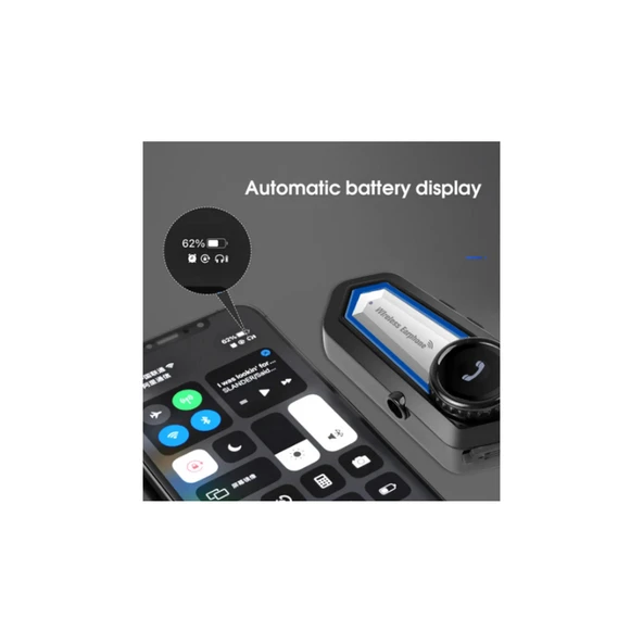 Bt31 Kask Kulaklık Bluetooth 5.0 Motosiklet Interkom Su Geçirmez Kablosuz Kulaklık - 6
