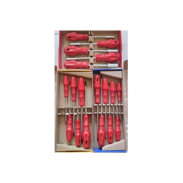 Lokma Tornavida Torx Tornavida Düz Yıldız Tornavida Seti Takımı - 2