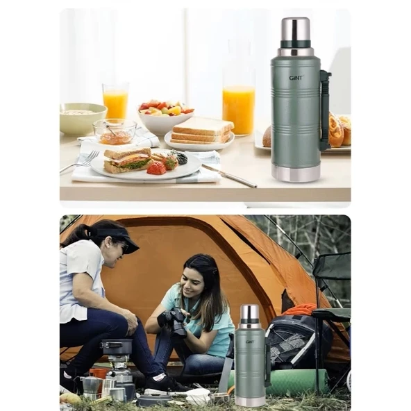 1.25 Litre Vakumlu Çelik Termos - Resim 2