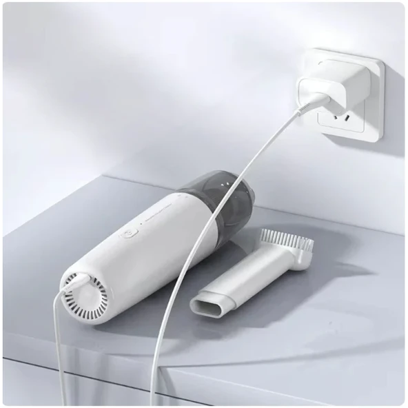 Şarjlı Mini Araç İçi Süpürge - 3