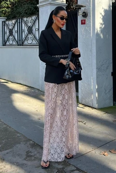 Maxi Dantel Etek 4047 - 2