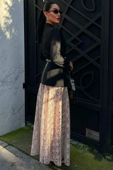 Maxi Dantel Etek 4047 - 5