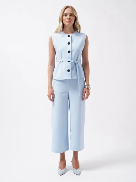 Kuşaklı Dokuma Yelek - 3