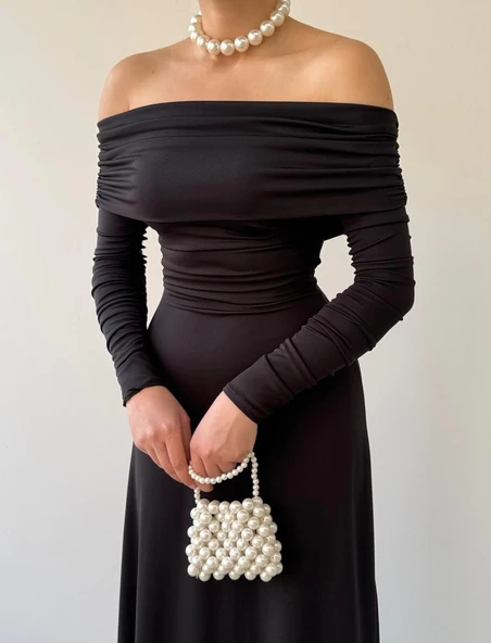 Uras Straplez Elbise - Resim 6