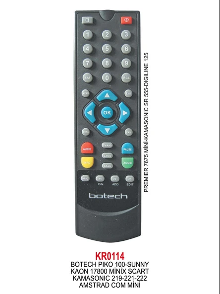 KAMASONIC SR 555 UYDU KUMANDA ürün görseli