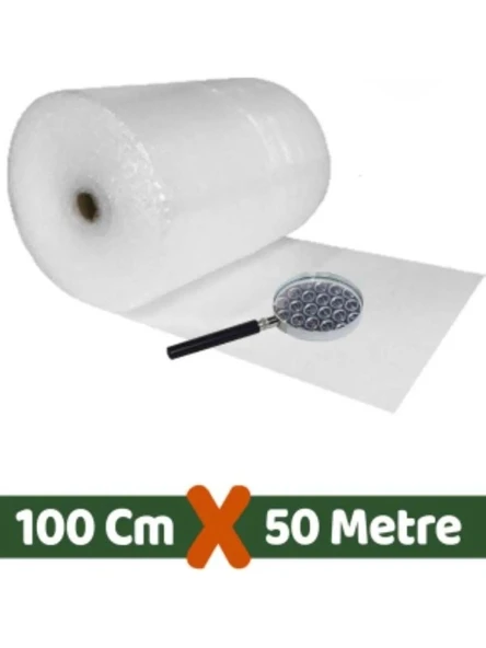 HSY Balonlu Naylon Balonlu Poşet Patpat Havalı Naylon Pat Pat Ambalaj Pat Pat - 100 cm x 50 Metre - 2