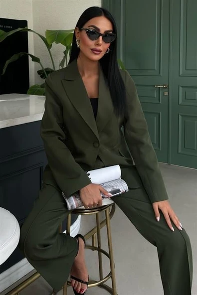 Sırt Dantel Detay Premium Takım Elbise 10031 - 6