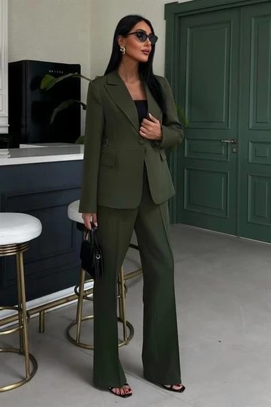 Sırt Dantel Detay Premium Takım Elbise 10031 - 8