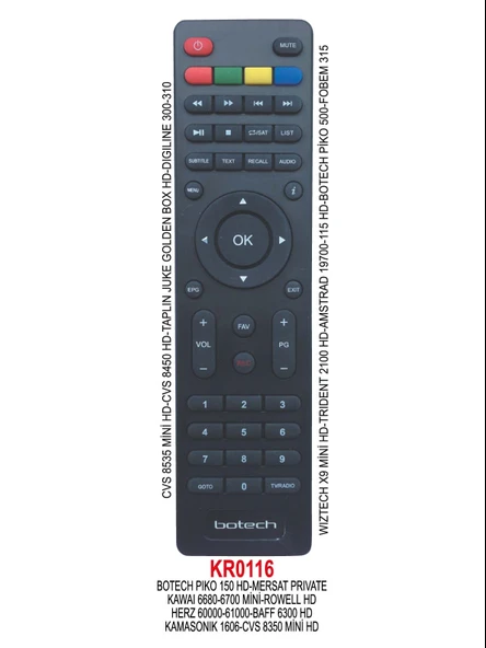 WIZTECH X9 MİNİ HD UYDU KUMANDA ürün görseli 1