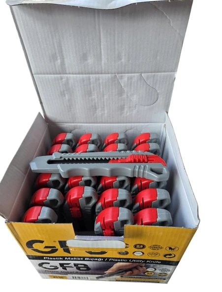 Gfb 4510 Pro Plastik Maket Bıçağı Gri 24 Adet - 2