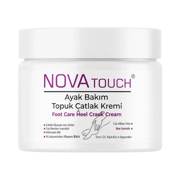 Nova Touch Ayak Ve Topuk Çatlak Kremi ürün görseli 1
