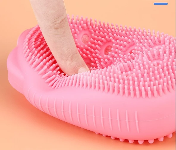 Süngerli Silikon Banyo Kesesi - Resim 2