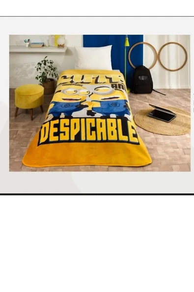 TAÇ LİSANSLI MINIONS 4 BATTANİYE TEK KİŞİLİK ürün görseli 1