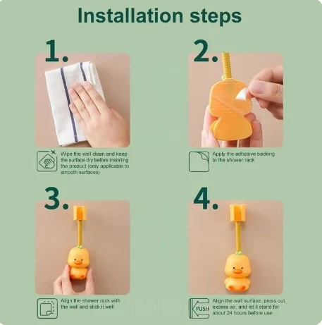 Hayvan Figürlü Duş Başlığı Tutucu - 2