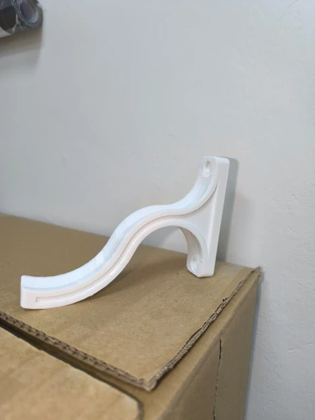 Motosiklet Kask ve Mont Askısı  Duvar Tipi Standart Askı Aparatı - 6