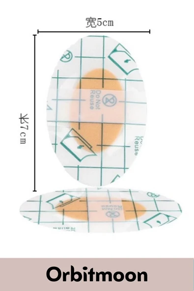 Premium Üretim Su Kaçırmaz Yumuşak Güvenli Bebek Banyo Kulak Koruyucu Şeffaf Bant 100 Adet - 2