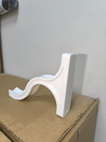 Motosiklet Kask ve Mont Askısı  Duvar Tipi Standart Askı Aparatı - 5